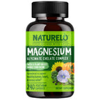 NATURELO Magnesium Glycinate 200 mg - 240 Capsules
