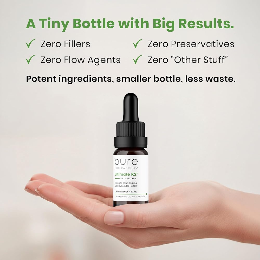 Pure Therapro Rx Liposomal Vitamin K2 Drops MK-4 & MK-7 - 10 mL - image 8