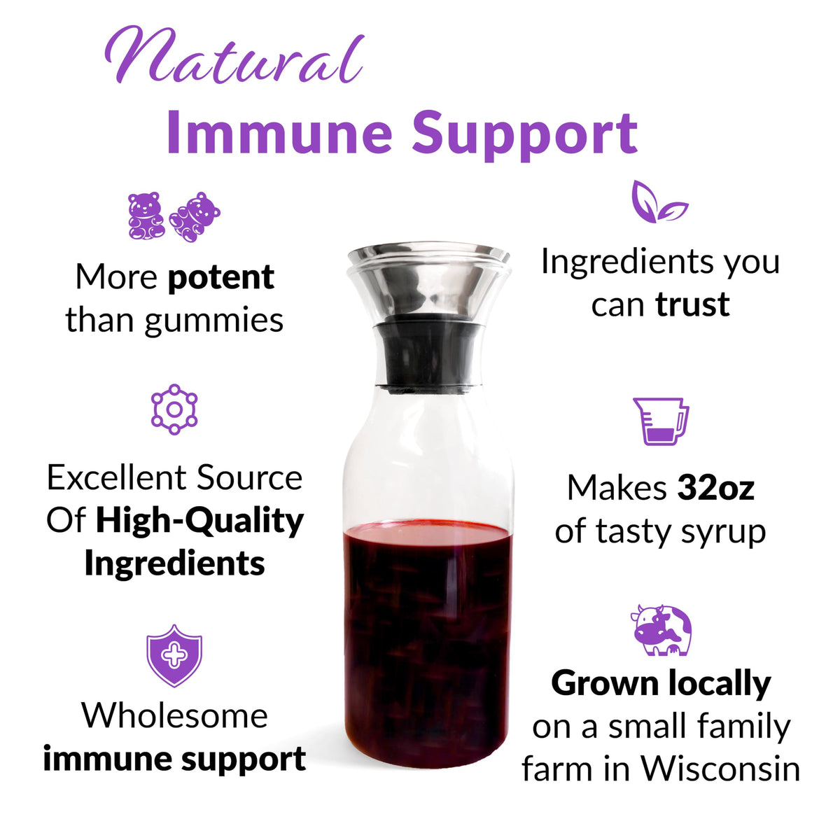 Ednberry Premium Organic Elderberry Syrup Kit - 32 Fl Oz - image 5