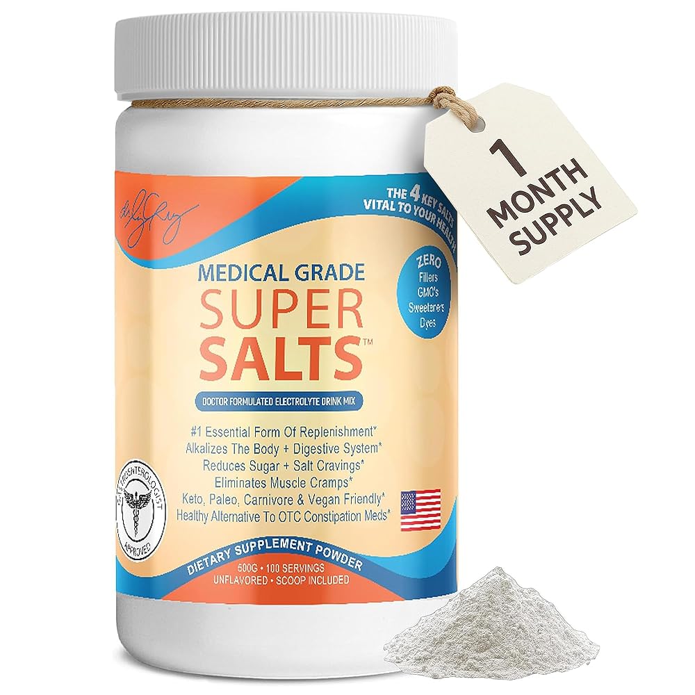 Dr. Liz Cruz Super Salts Electrolytes Hydrating Powder - 17.63 oz