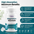 OLIBELA Magnesium Glycinate 1,420mg - 180 Vegetarian Capsules - image 2
