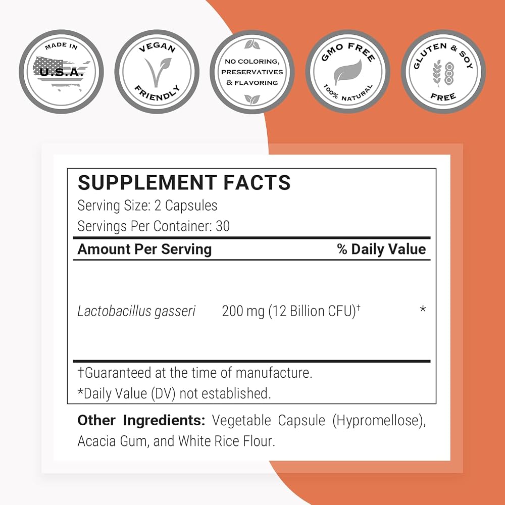 Supersmart Lactobacillus Gasseri 12 Billion CFU Probiotic - 60 Capsules - image 4