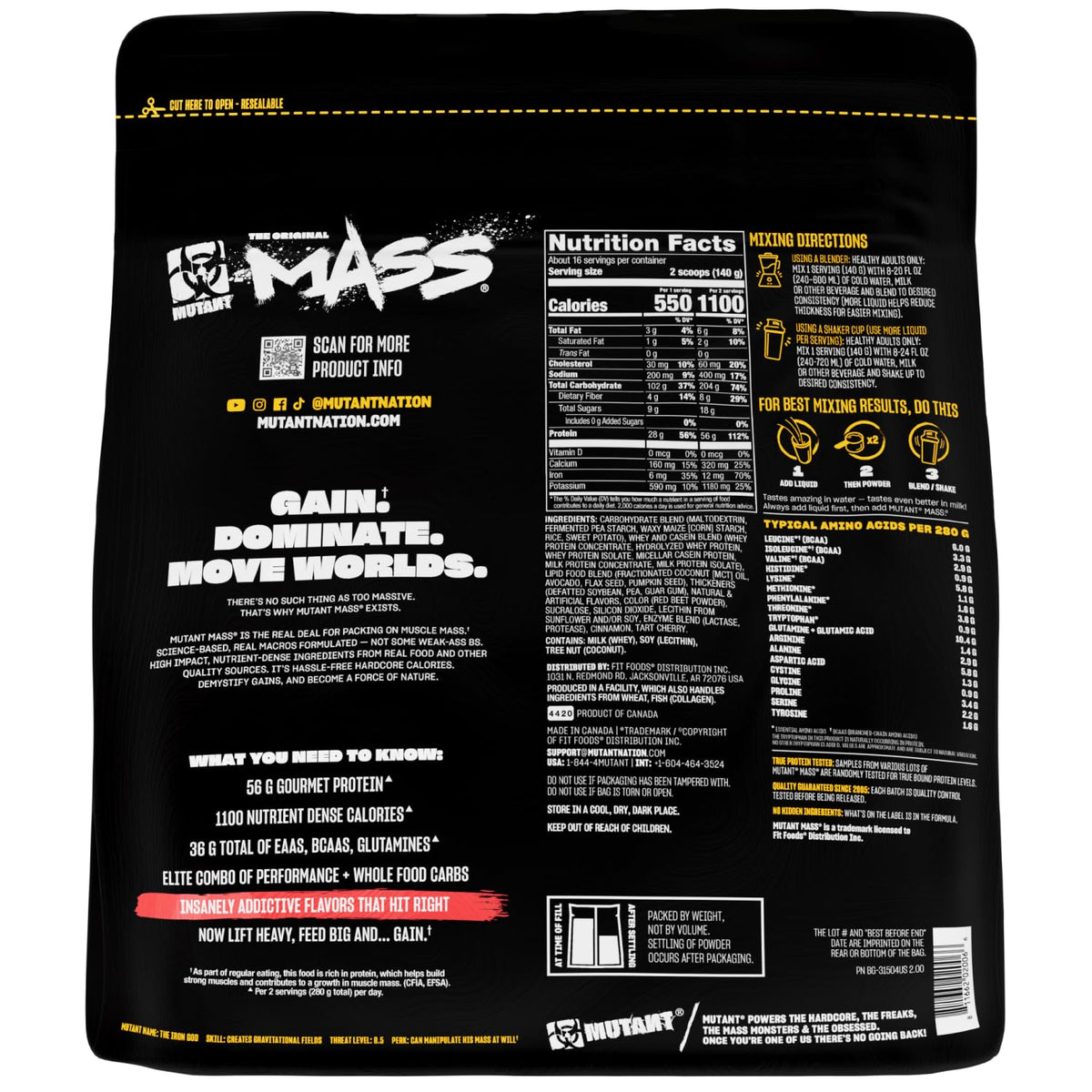 Mutant Mass Extreme Gainer