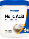 Nutricost Malic Acid Powder - Gluten Free, Non-GMO