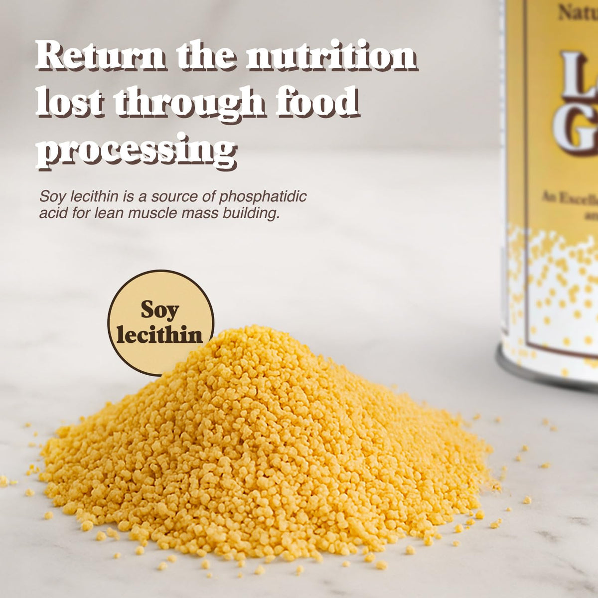 Fearn Soy Lecithin Granules Fat Emulsifier - 16 Oz - image 5