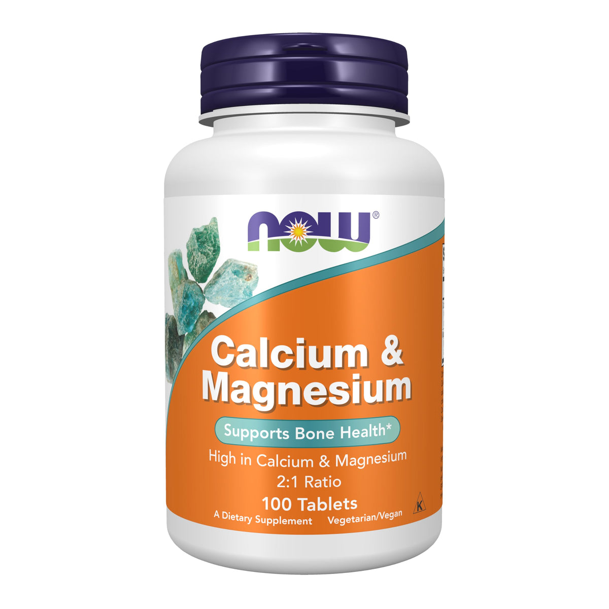 NOW Supplements, Calcium & Magnesium 2:1 Ratio, High Potency