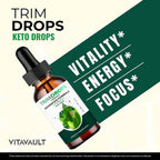 Vitavault Trim Drops Liquid All Natural Formula - 3 Pack - image 4