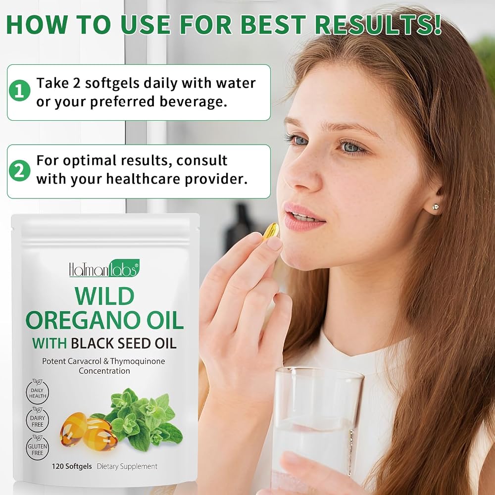 newseel Oil of Oregano with Black Seed Oil