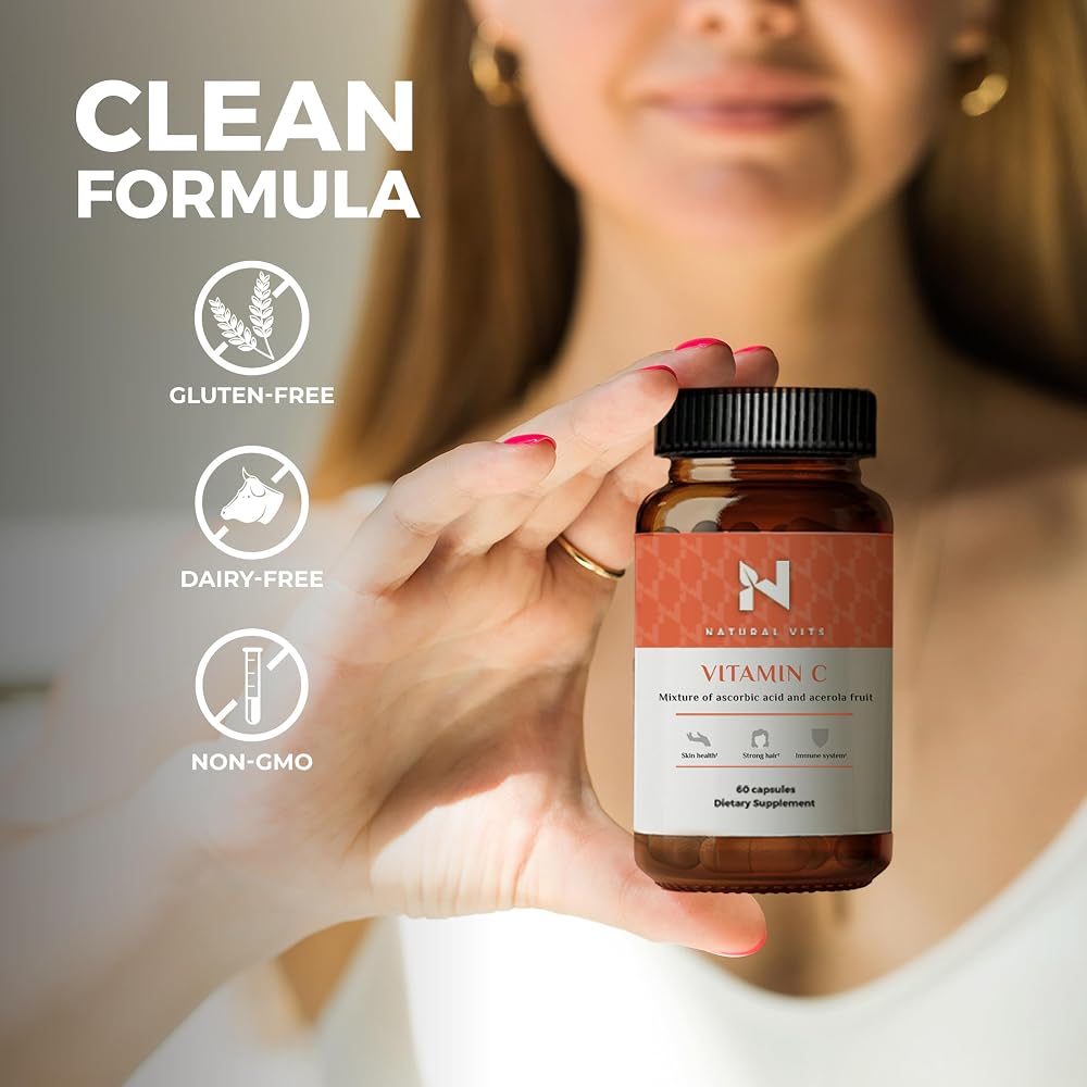 NATURAL VITS Vitamin C 600 mg Immune Support - 90 Capsules - image 4