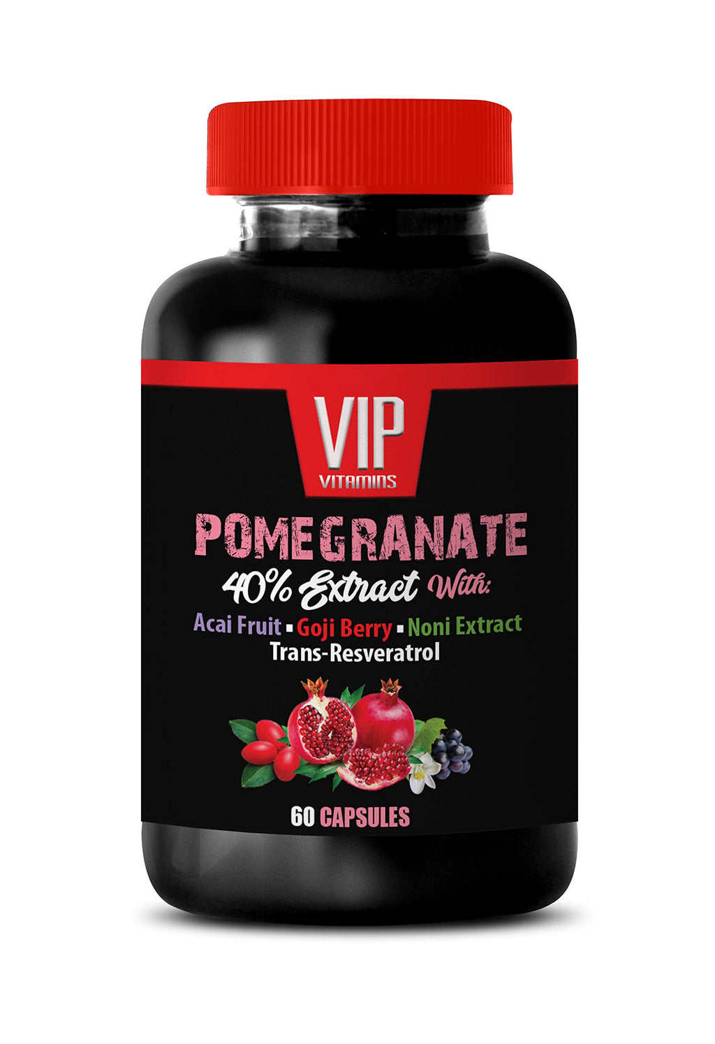 VIP VITAMINS Immune Support Pomegranate Extract - 60 Capsules