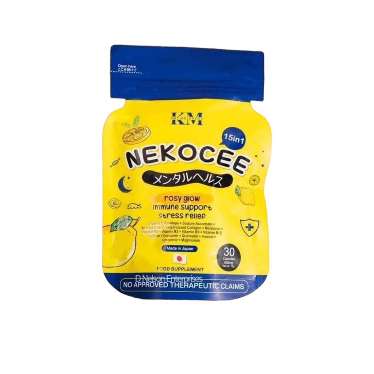 Her Skin Nekocee 15 in 1 Rosy Glow Food Supplement - 30 Capsules