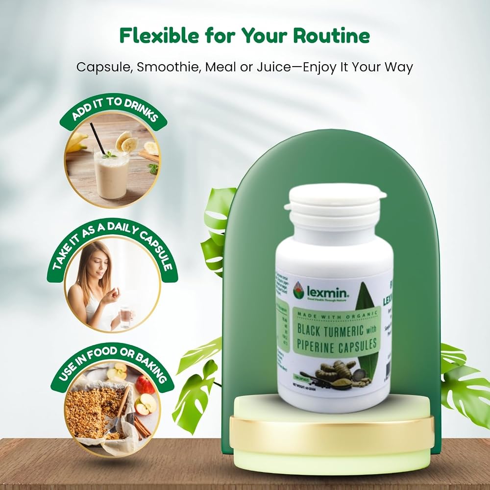 Lexmin Moringa Leaf & Turmeric Capsules - 60 Capsules - image 5