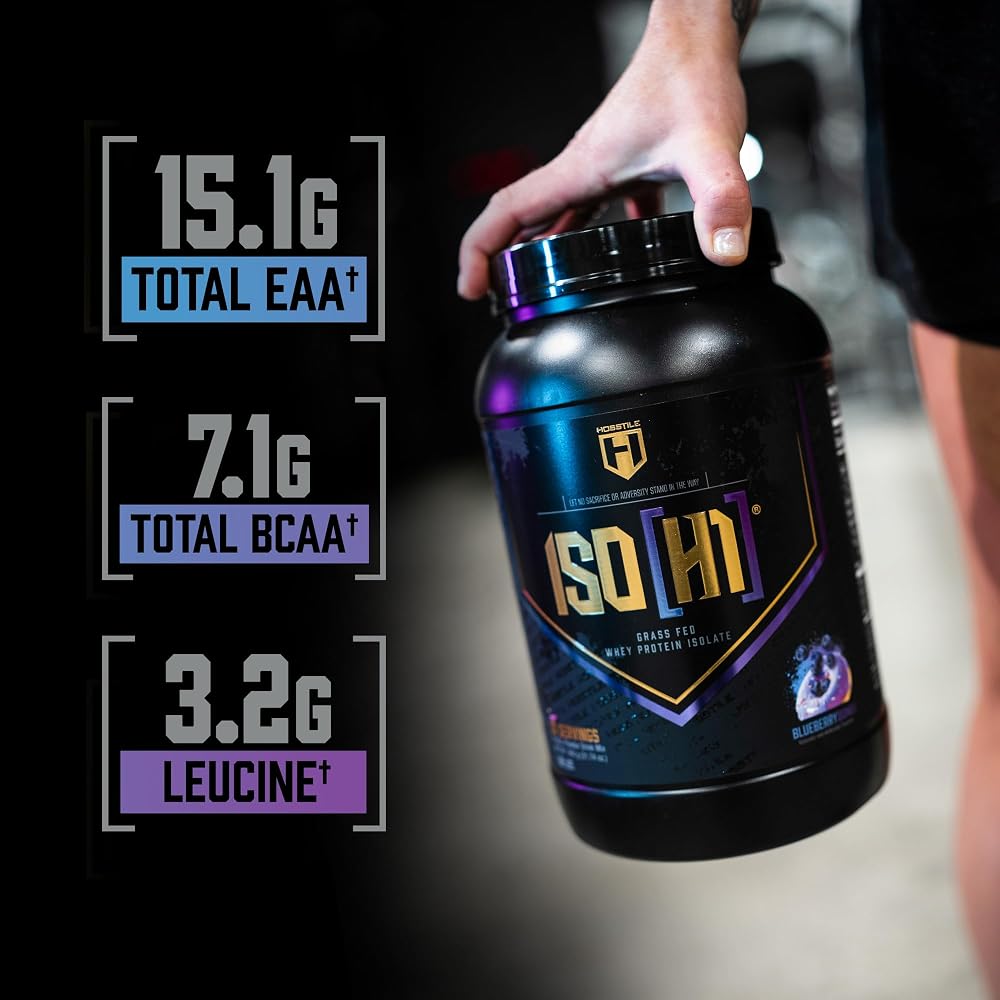 HOSSTILE ISO[H1] Grass Fed Whey Protein Isolate Powder with Digestive