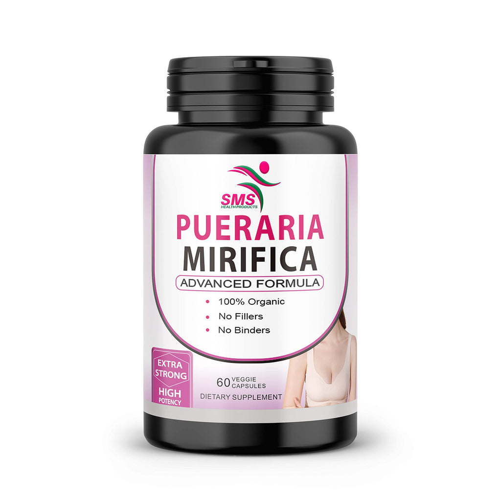 SMSHEALTHPRODUCTS Pueraria Mirifica 10:1 Extract - 60 Vegetarian Capsules