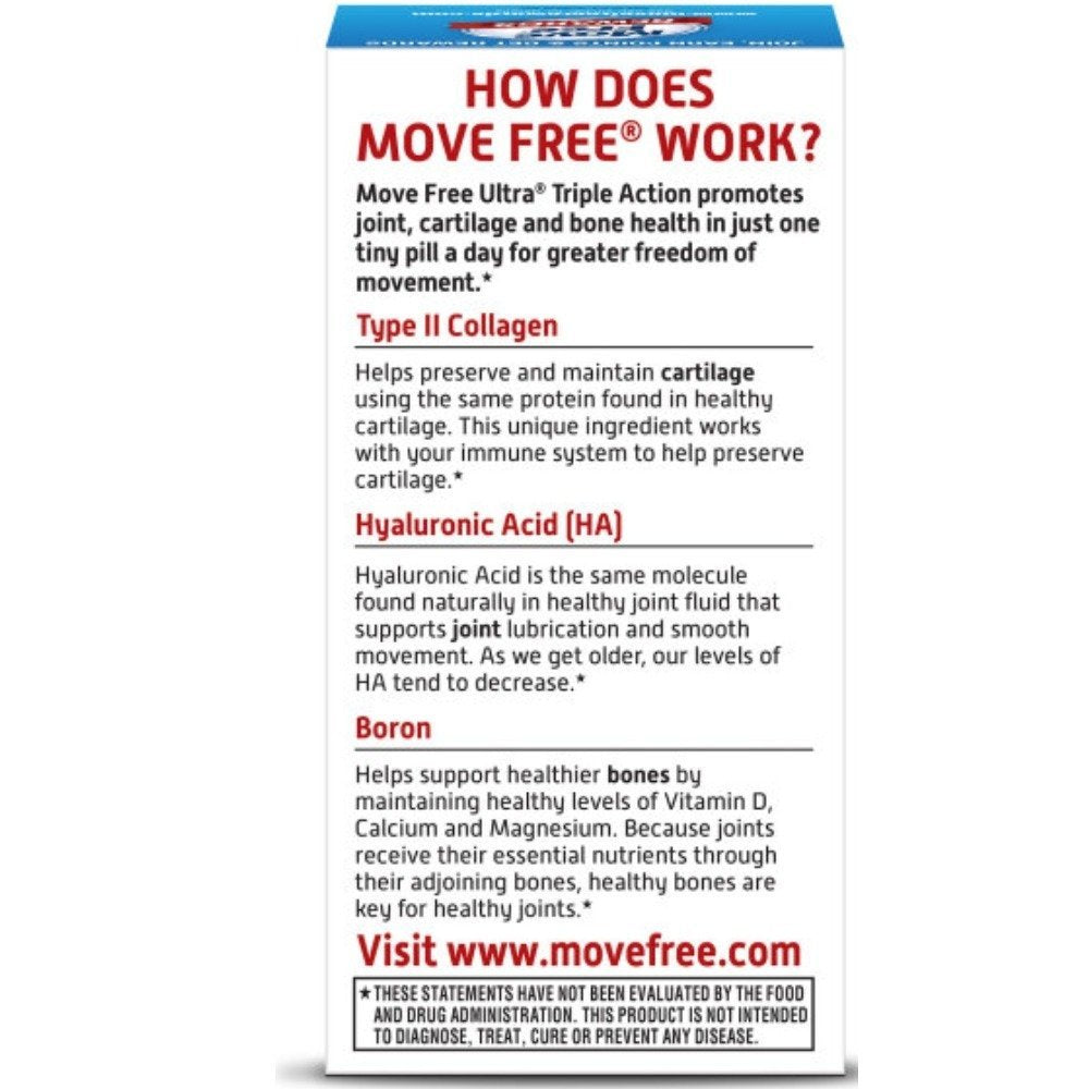 Move Free Ultra with UC-II Joint Health Tablet - 30 Count - image 3