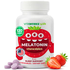 VitaWorks Kids Melatonin 1 mg Chewable Tablets - 120 Count