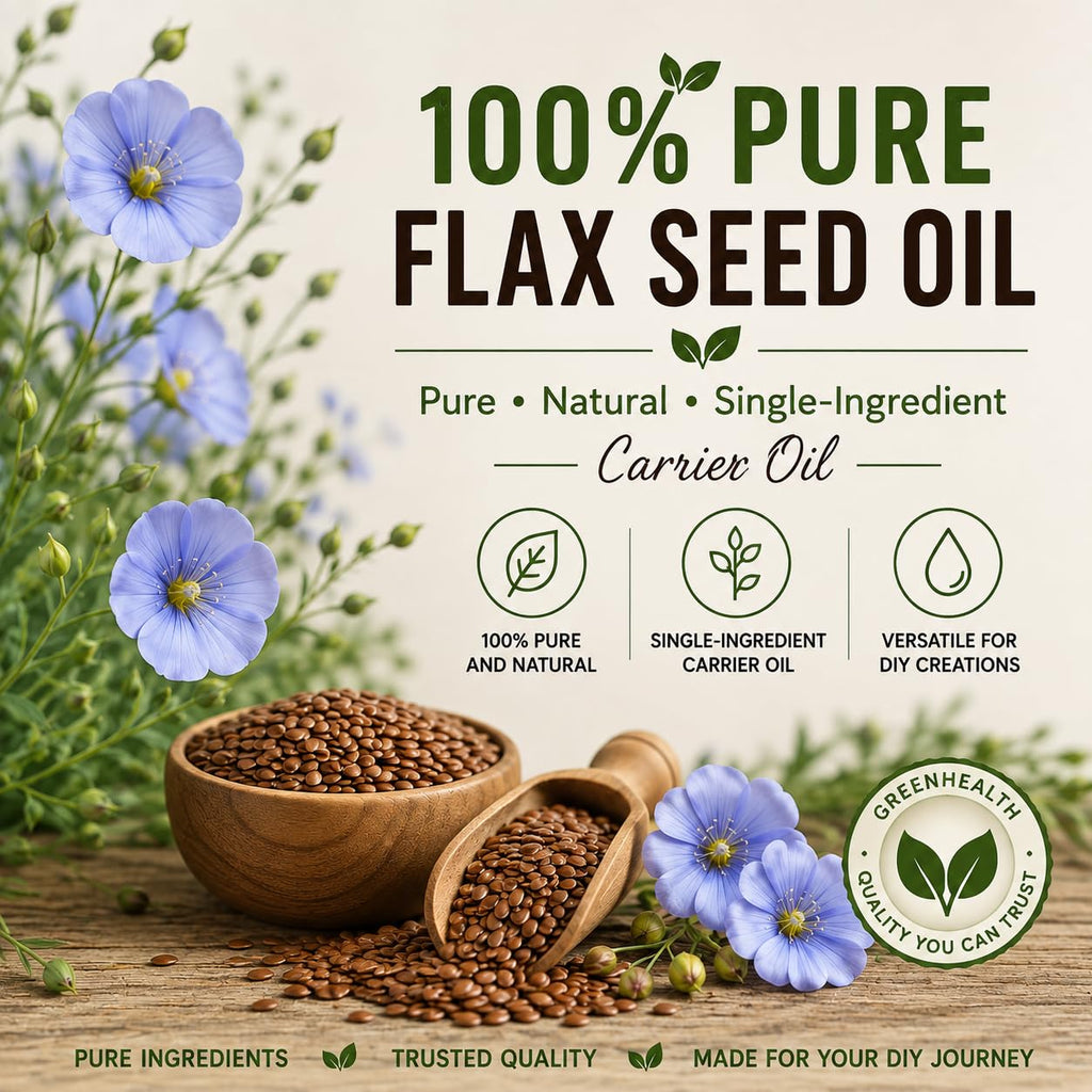 GreenHealth Flax Seed Carrier Oil - 16 fl oz - image 3