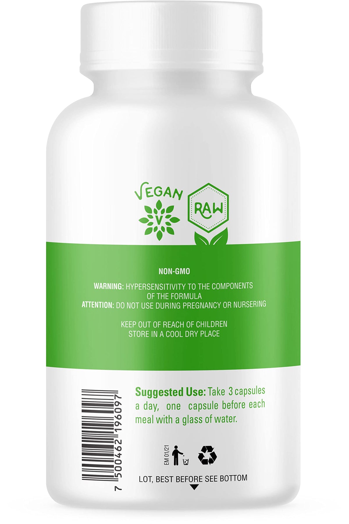 OS Organic Side Organic Ginger Capsules for Digestive Support - 60 Capsules - image 3
