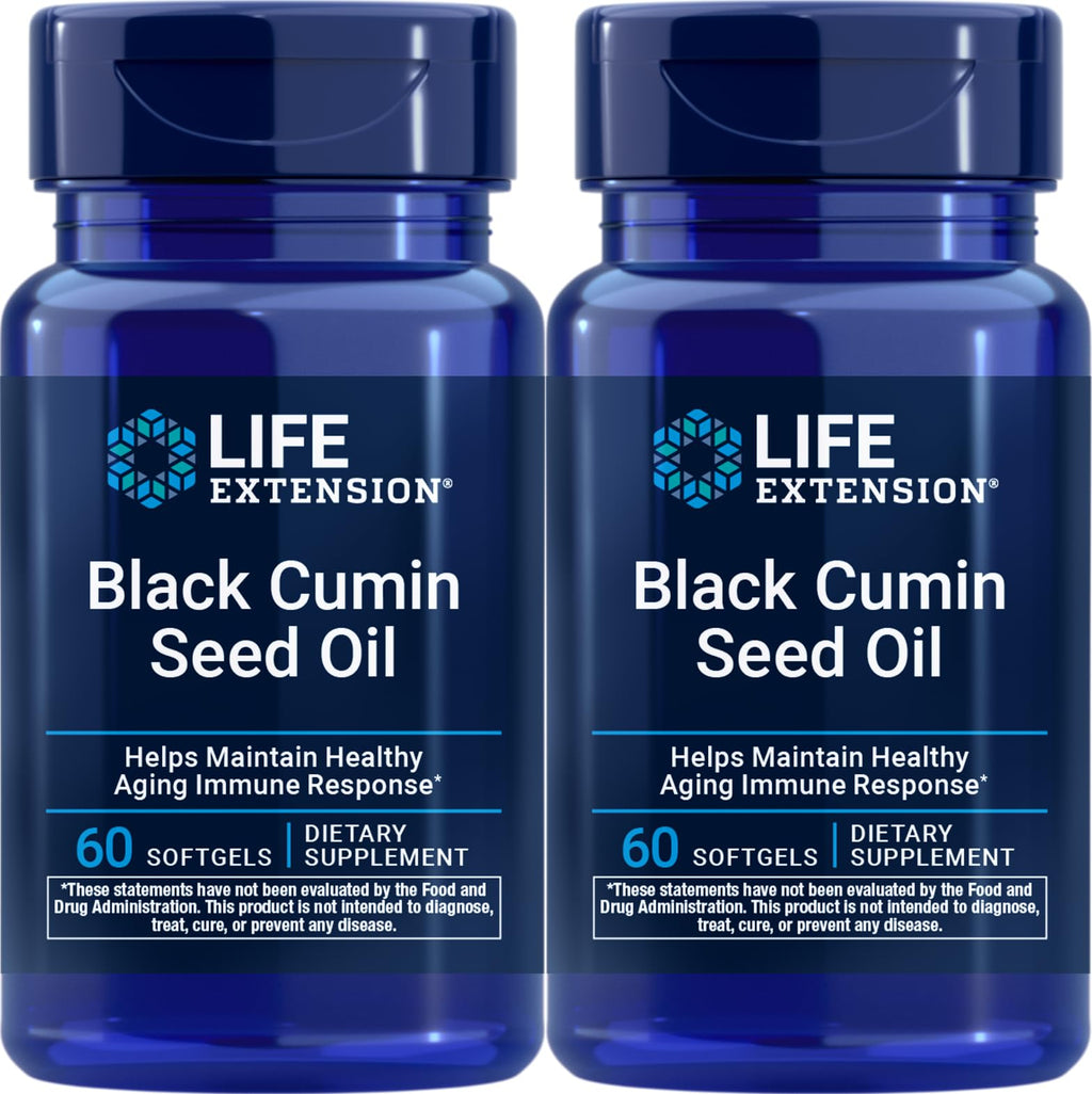 Life Extension Black Cumin Seed Oil Immune Support - 120 Softgels