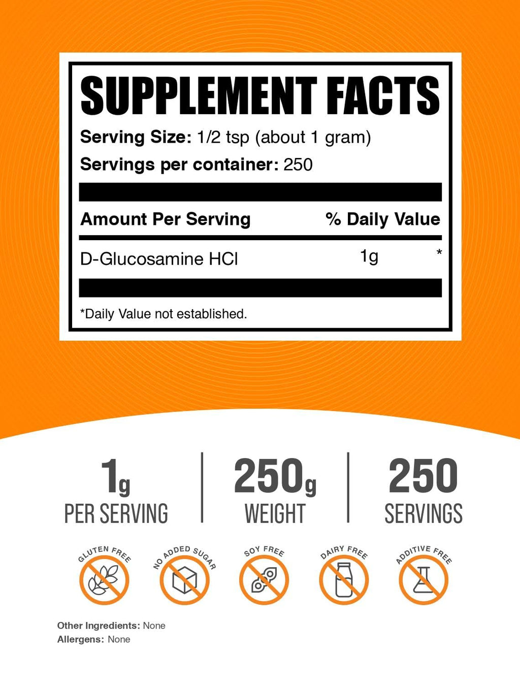 BulkSupplements.com Glucosamine HCl Powder