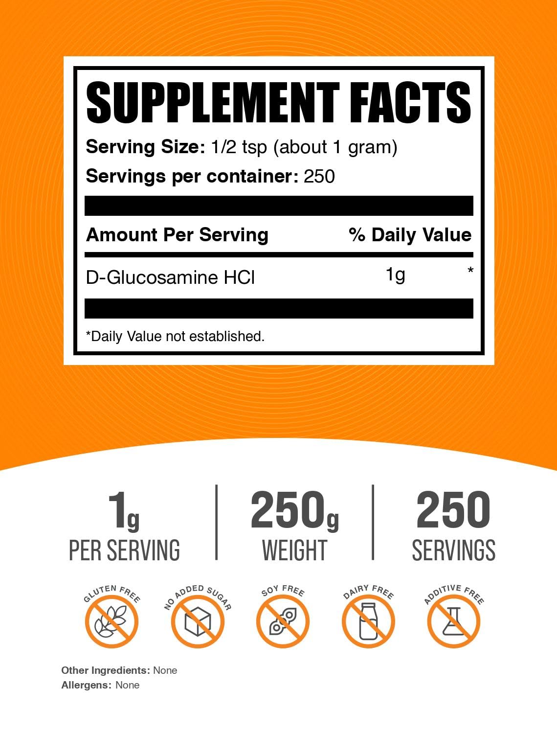 BulkSupplements.com Glucosamine HCl Powder