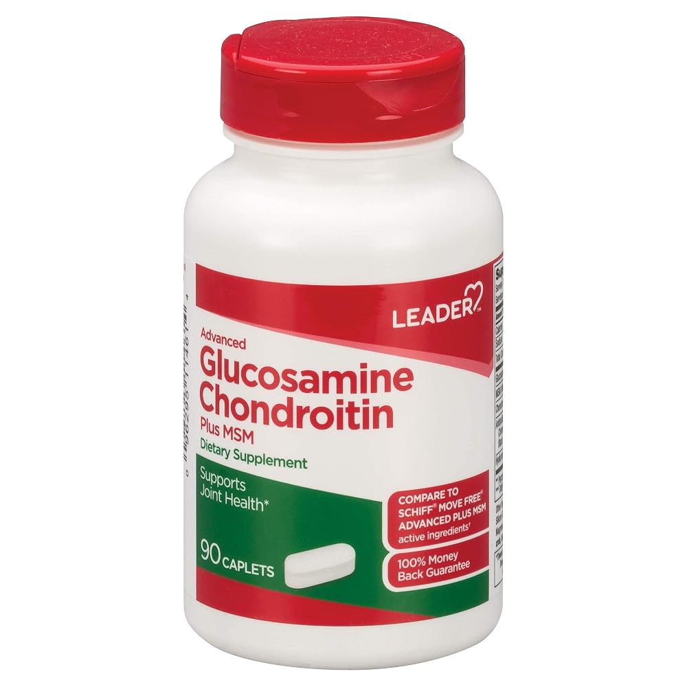 Leader Advanced Glucosamine Chondroitin Plus MSM - 90 Caplets