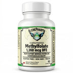 AlchePharma Coenzymated Methylfolate 1,360 mcg DFE - 60 Lozenges