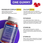 TBWU Magnesium Glycinate Gummies 600mg for Sleep - 120 Count - image 4
