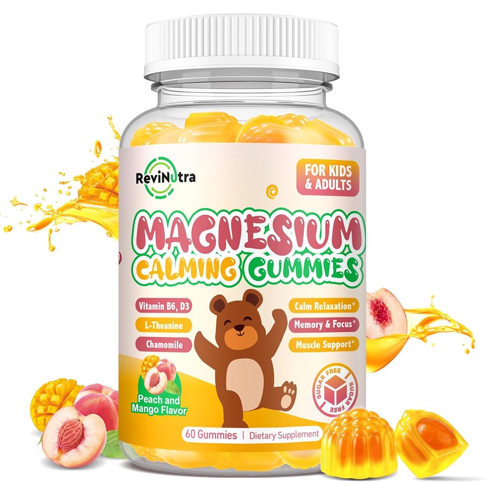 ReviNutra Magnesium Gummies for Kids - Magnesium Glycinate