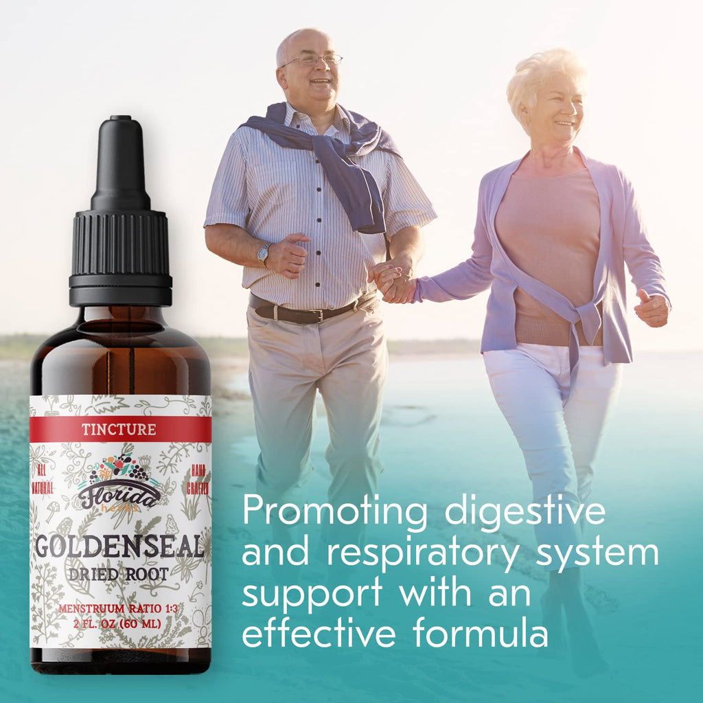 FLORIDA HERBS Goldenseal Tincture Organic Herbal Extract - 2 fl oz - image 5