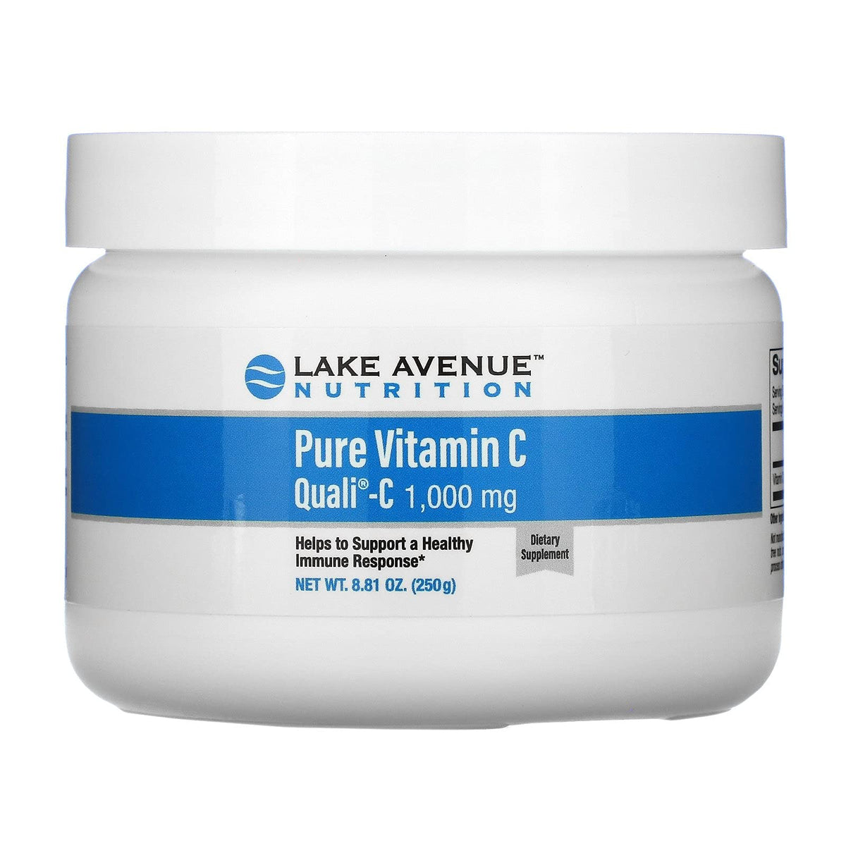 Lake Avenue Nutrition Vitamin C Powder Immune Support - 8.81 oz