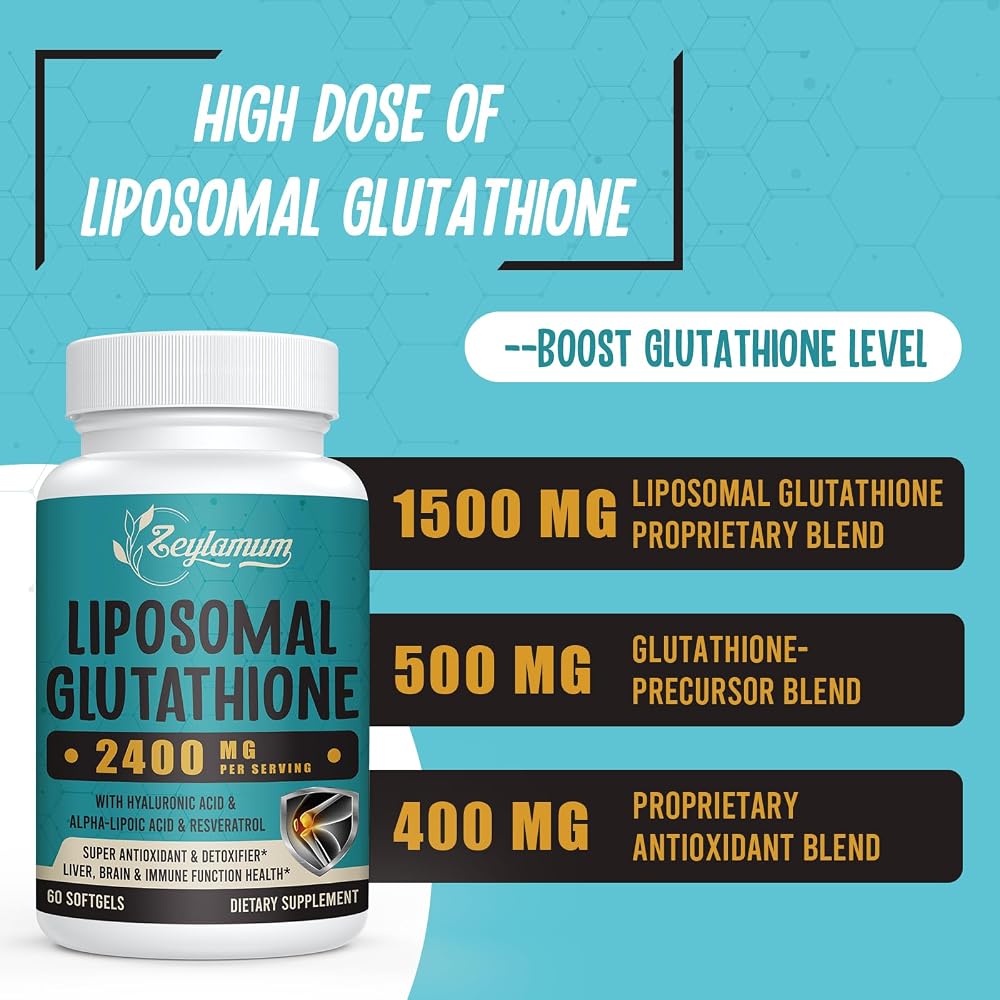 Zeylamum 2400 MG Liposomal Glutathione Softgels