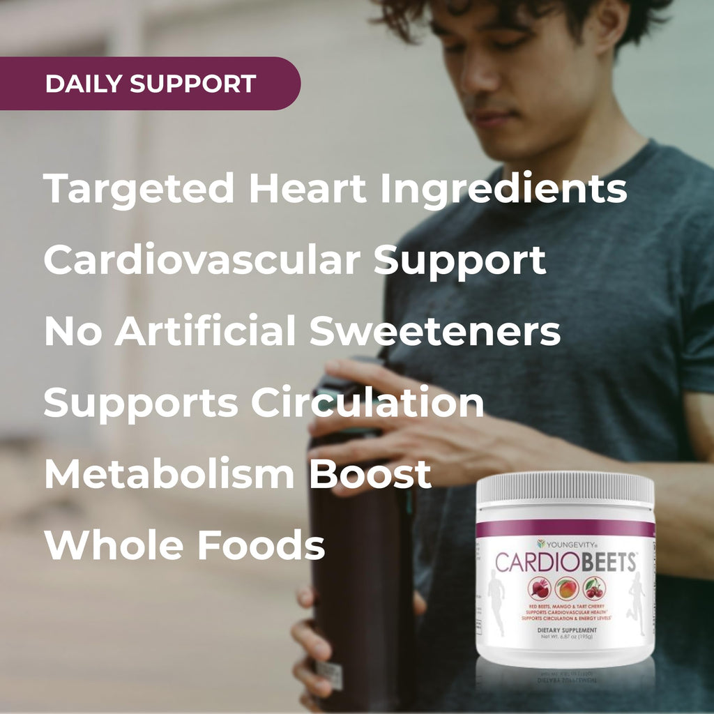 Youngevity CardioBeets Organic Beet Nitric Oxide Support Powder - 195g - image 4