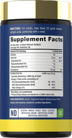 Carlyle Fish Oil 3600mg Omega 3 - 120 Softgels - image 2
