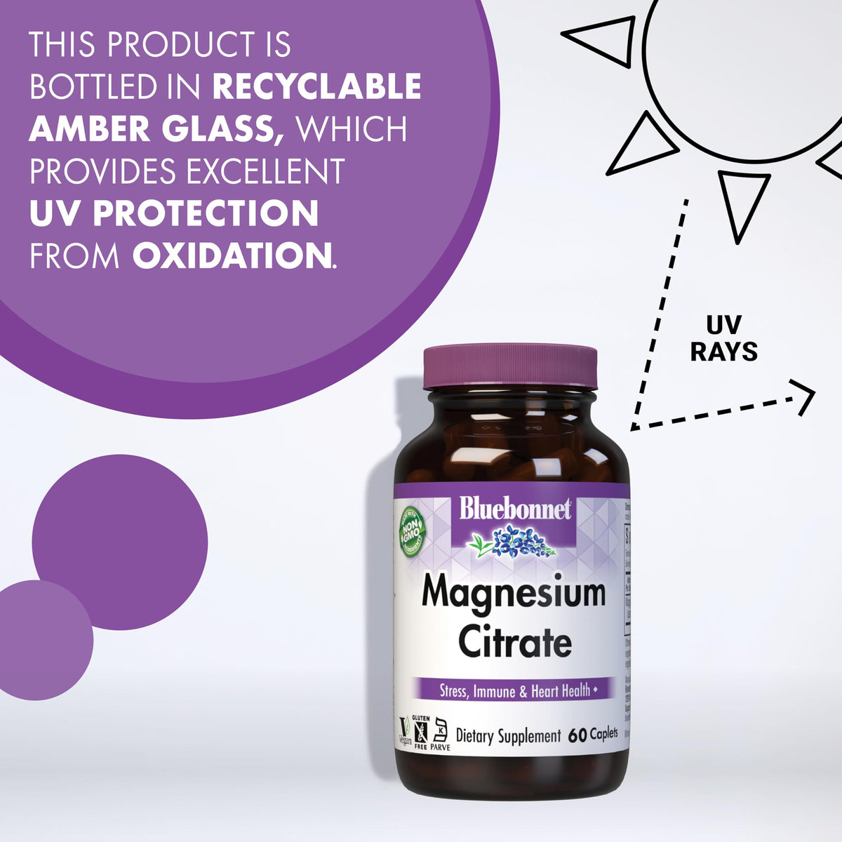 Bluebonnet Nutrition Magnesium Citrate (400mg of Magnesium)