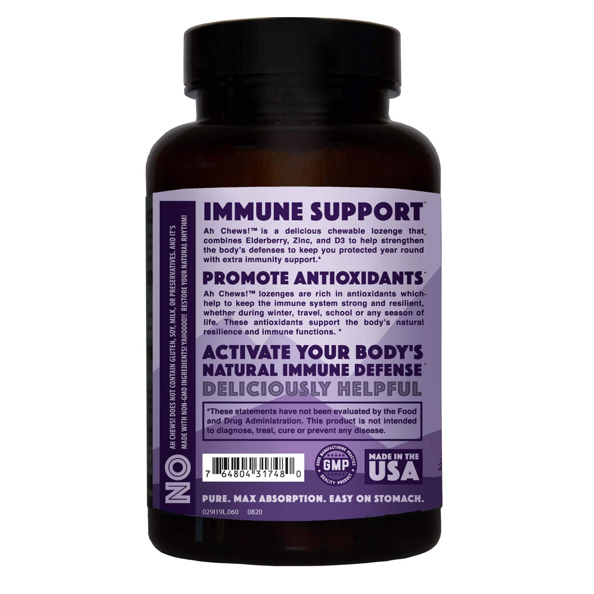 Natural Rhythm Ah Chews! Immune Booster Lozenges - 60 Chewables - image 8