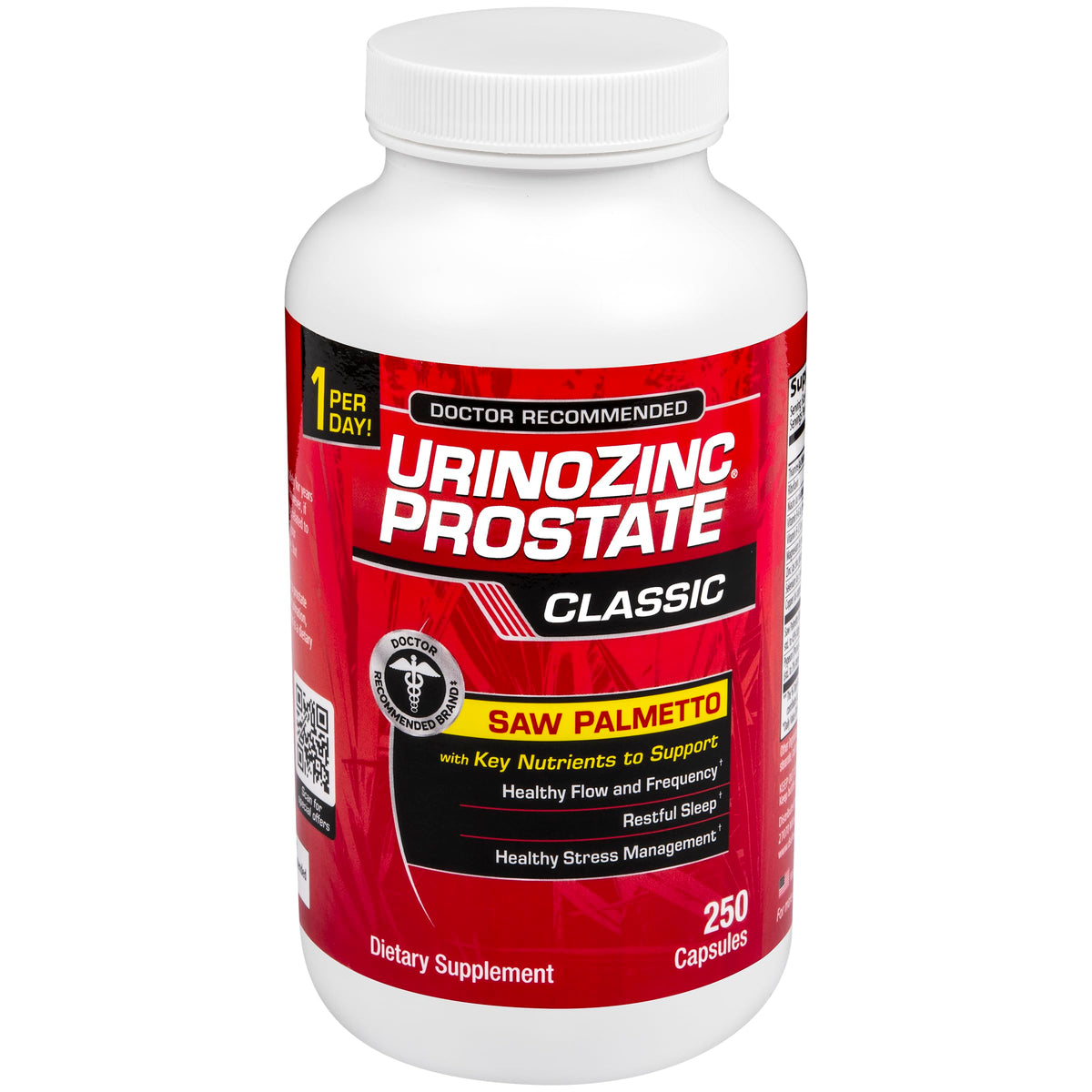 Urinozinc Classic Prostate Supplement - 250 Capsules