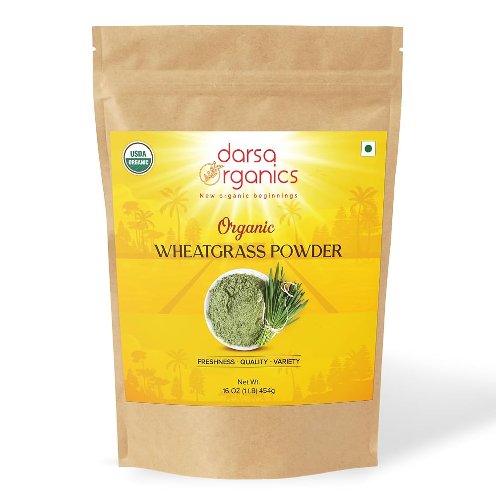 Darsa Organics Wheatgrass Powder - 1 lb