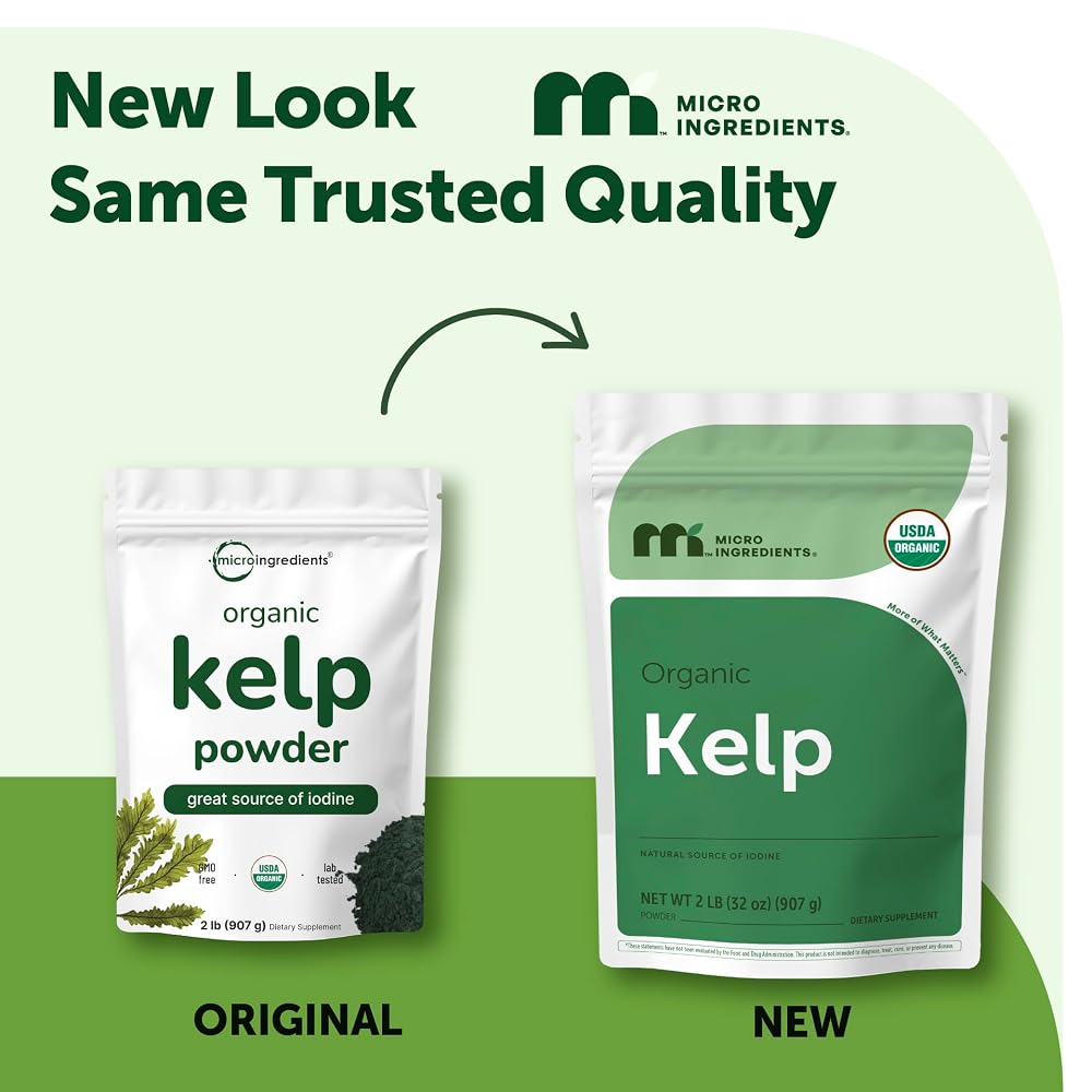 Micro Ingredients Organic Kelp Powder - 2 lb - image 2