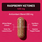 NatureWise Raspberry Ketones Plus with Green Tea Extract - 120 Capsules - image 3