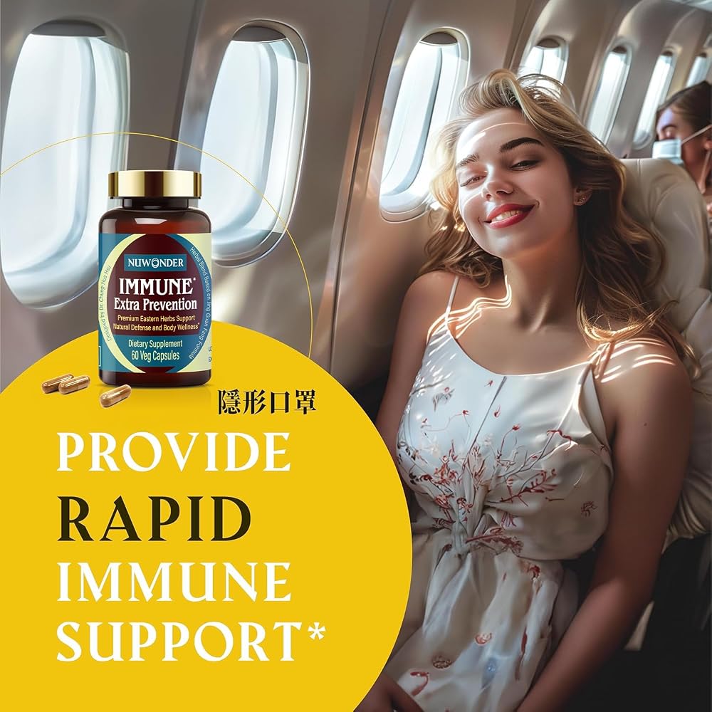 NUWONDER Immune Extra Prevention Natural Immune Support - 60 Capsules - image 4