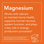 NOW Magnesium Citrate 200 mg Enzyme Function - 250 Tablets - image 4