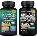Generic Sea Moss and Shilajit Bundle Herbal Supplement - 120 Capsules