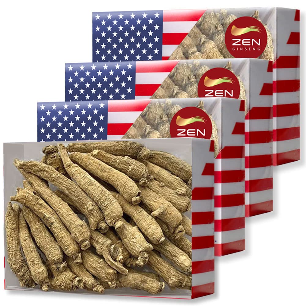 Zen Ginseng 2 Boxes of Hand Selected American Ginseng Root-Small Tail