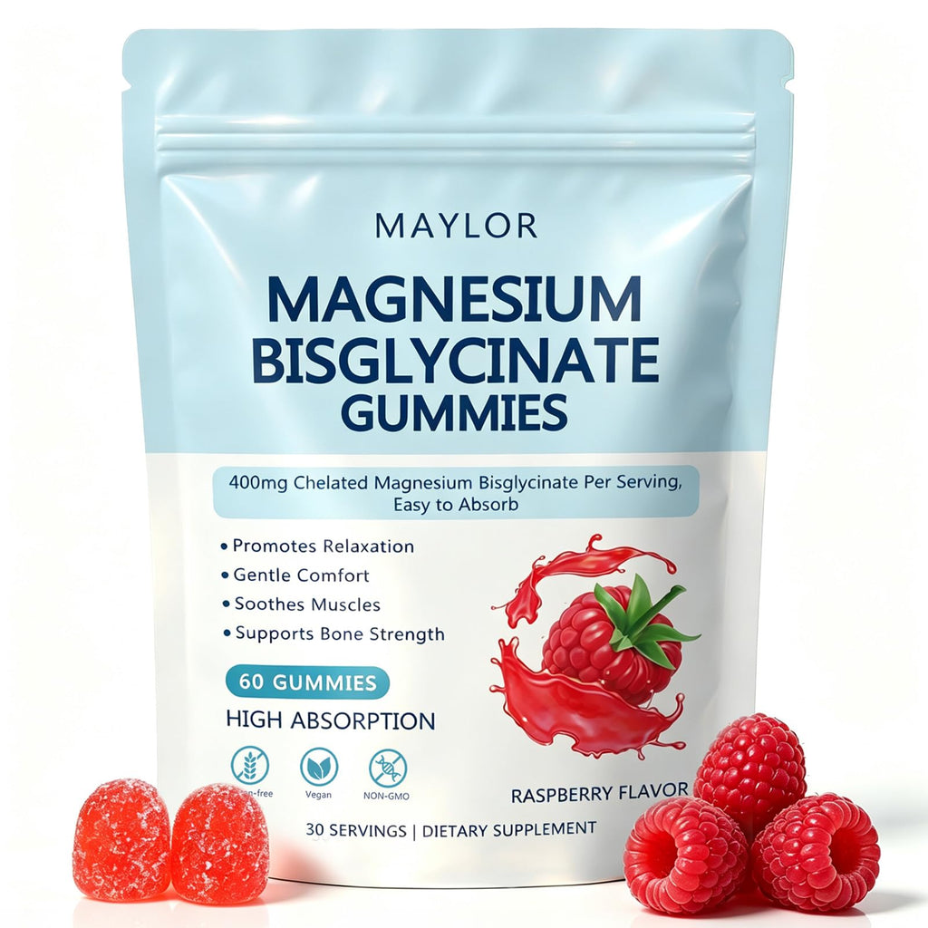 MAYLOR Magnesium Bisglycinate Gummies - 60 Gummies