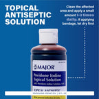 MAJOR 10% Povidone-Iodine Liquid Topical Solution - 8 Fl. Oz. - image 3