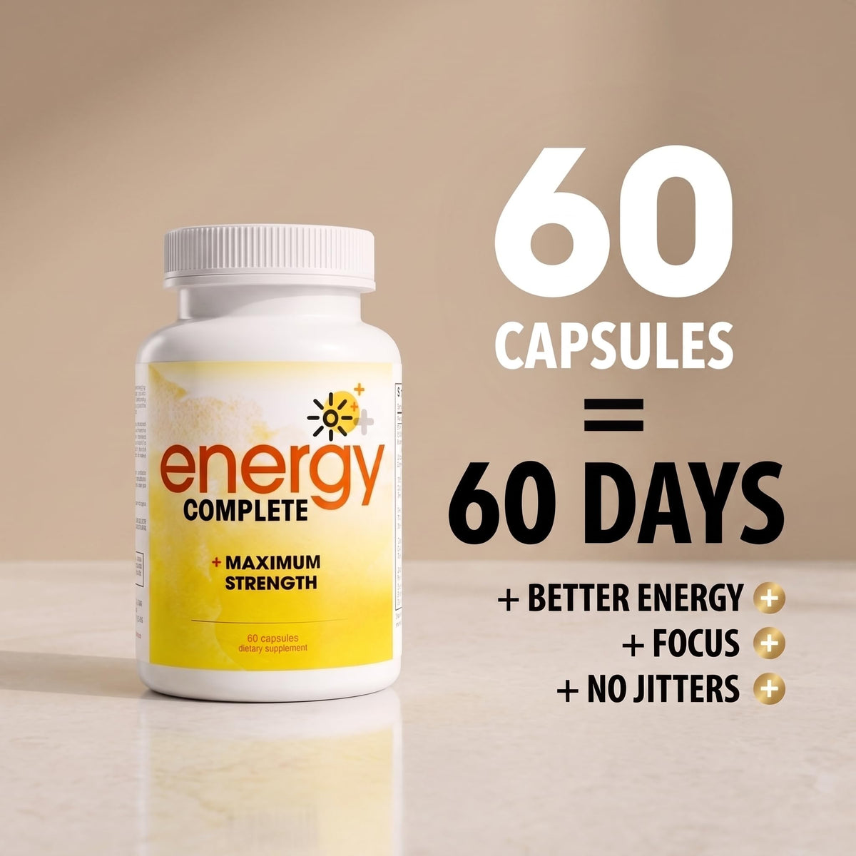 Instant Brands Energy Complete 18-in-1 Vegan Energy Supplement - 60 Capsules - image 4