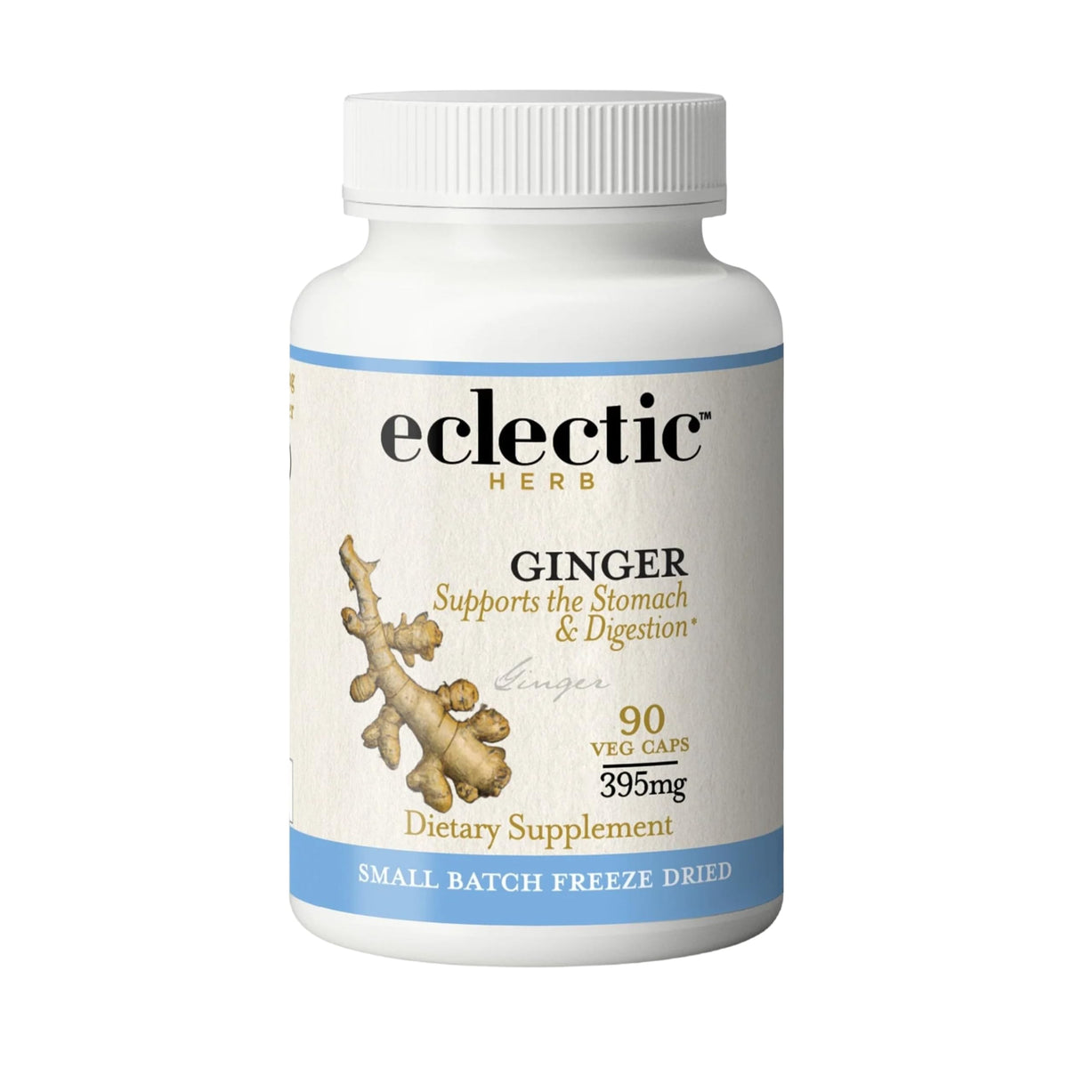 Eclectic Institute Organic Ginger Capsules - 90 Count