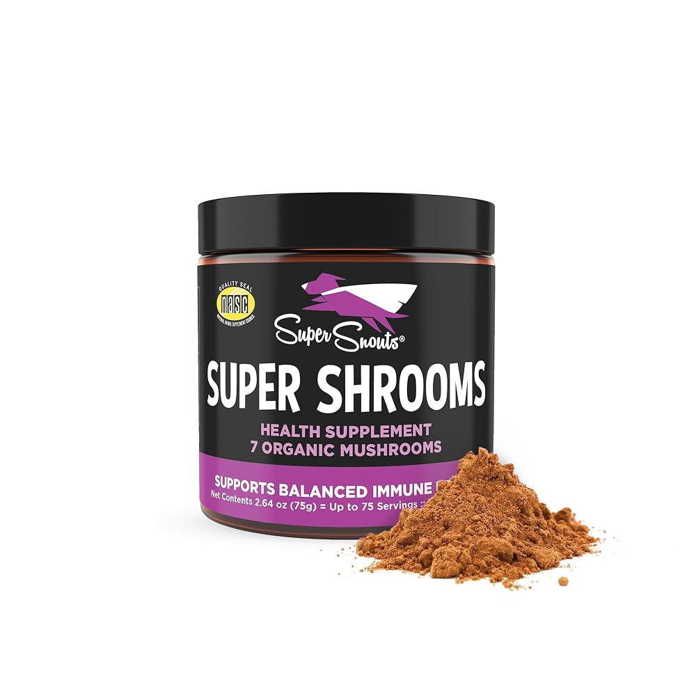 Super Snouts Super Shrooms Mushroom Immune Support Supplement
