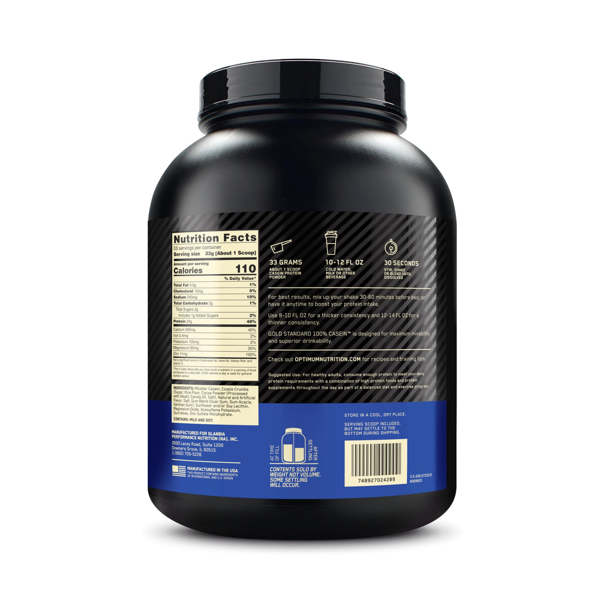 Optimum Nutrition Gold Standard Casein